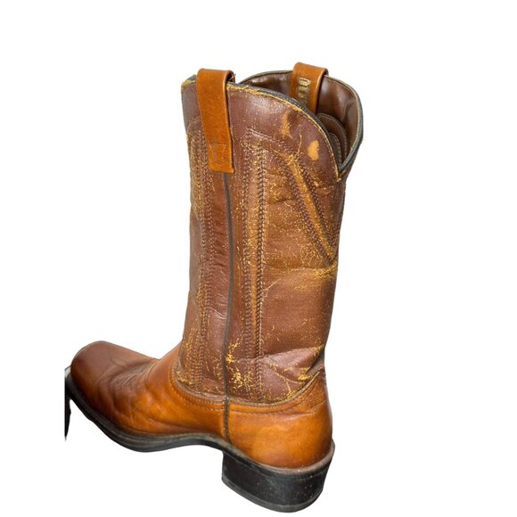 Vintage men's Durango boots with square toes and patina Size 8D - Picture 8 of 10